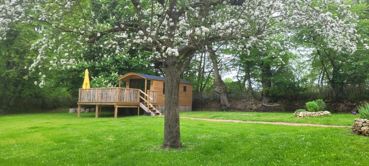 Roulotte Escapade Nature A Morainville - Normandie المظهر الخارجي الصورة
