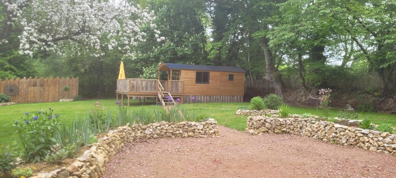 Roulotte Escapade Nature A Morainville - Normandie المظهر الخارجي الصورة