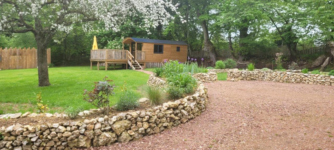 Roulotte Escapade Nature A Morainville - Normandie المظهر الخارجي الصورة